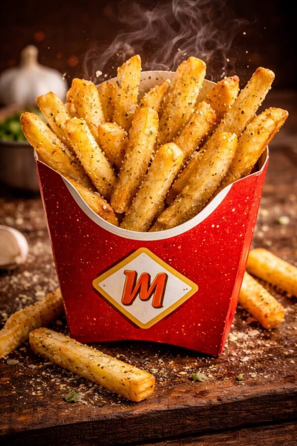 Seasoned Garlic Fries